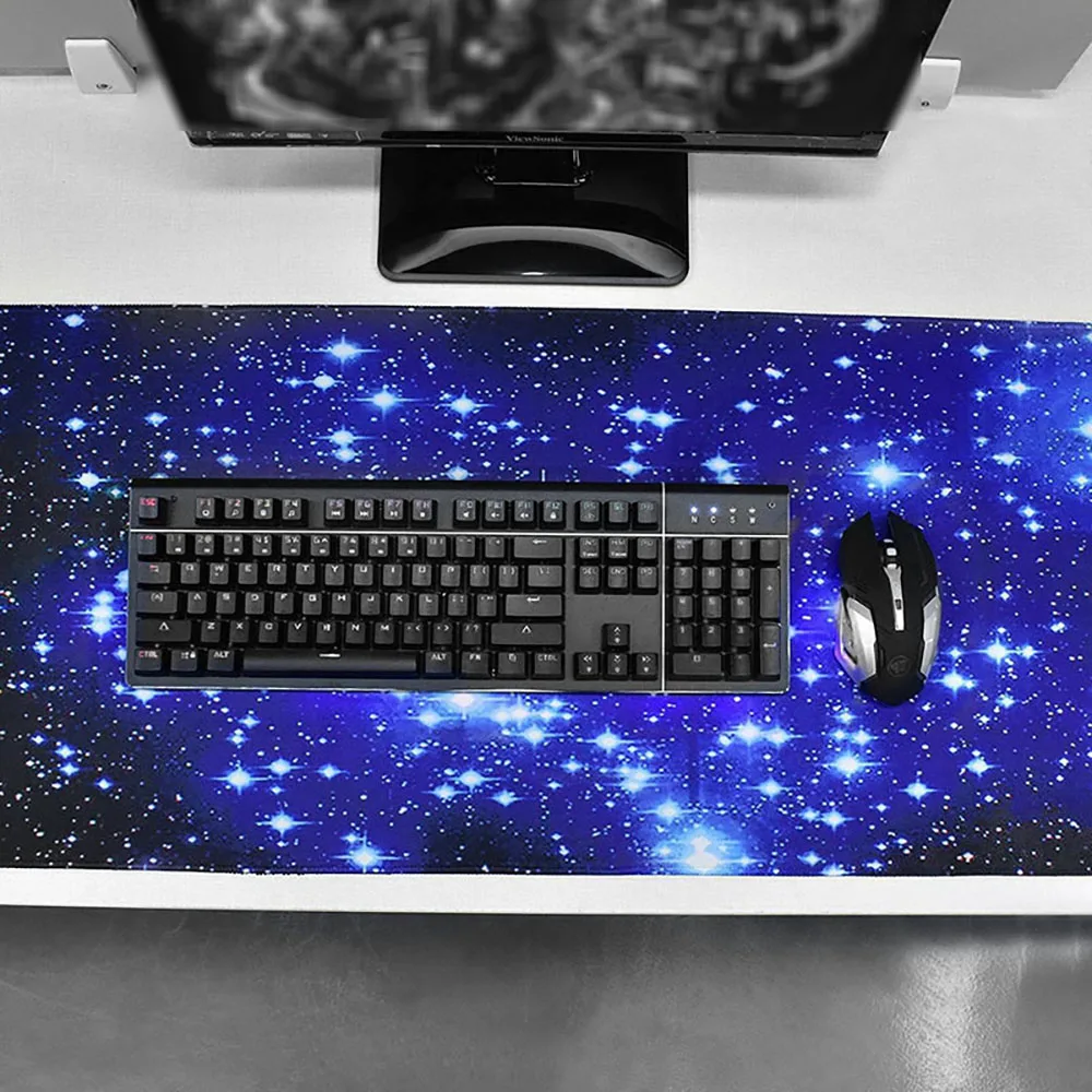 

Large Mouse Pad Big Computer Gaming Mousepad Anti-Slip Natural Rubber With Locking Edge Gaming Mouse Mat