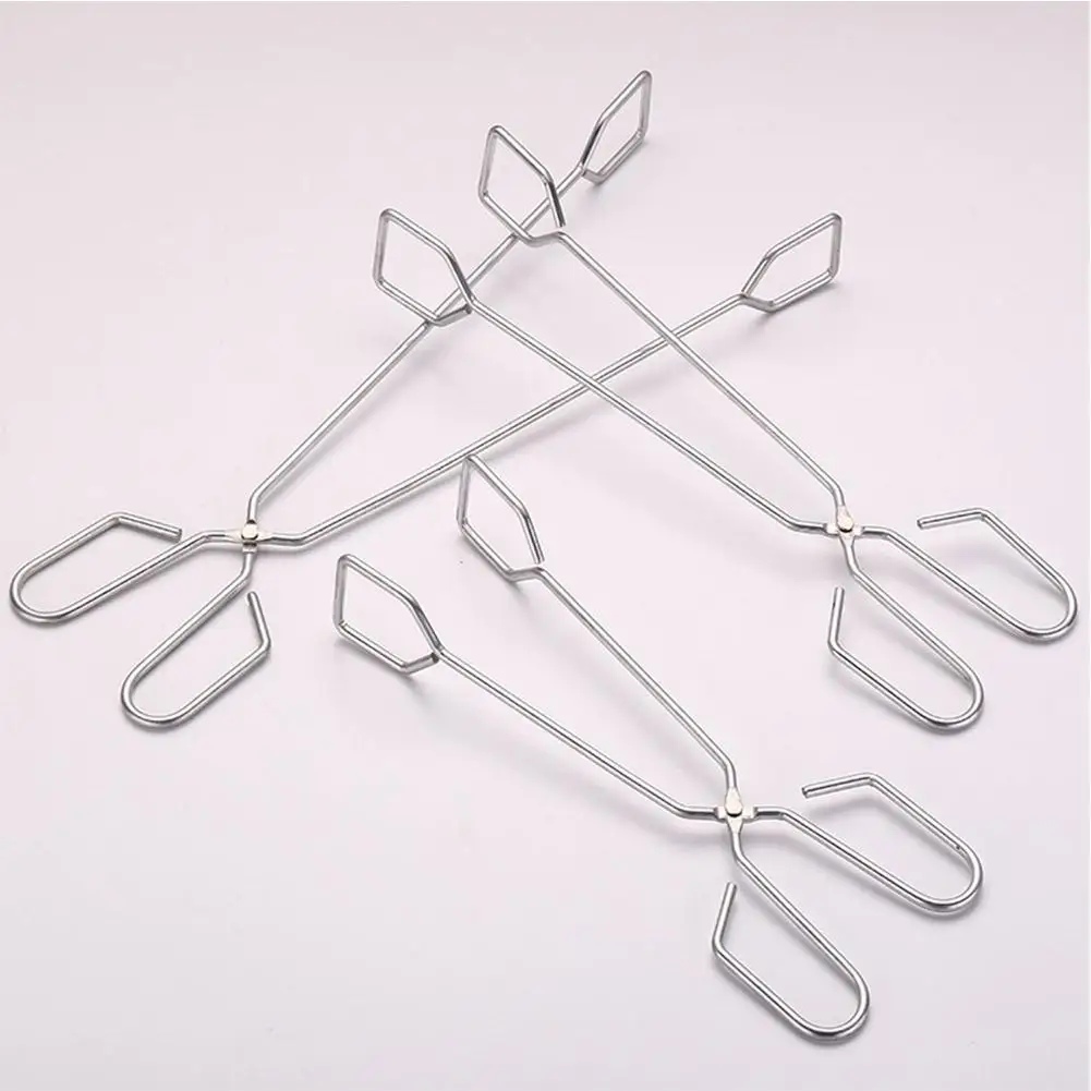 

Multifunctional Barbecue BBQ Clip Lengthened Anti-scalding Food Clip Tongs Ice Cake Dessert Tongs Portable Kitchen Tool