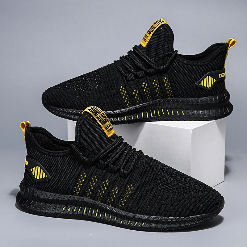 Кроссовки мужские легкие дышащие удобная повседневная обувь для ходьбы на