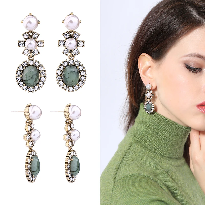 Серьги подвески Новое поступление простой дизайн кристалла акриловые серьги