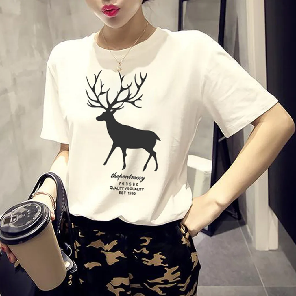 Летняя женская футболка Повседневная Уличная одежда популярная рубашка с