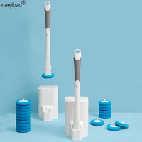 toilet disposable brush cleaning no dead angle flushing toilet brush household bathroom disposable cleaning artifact set