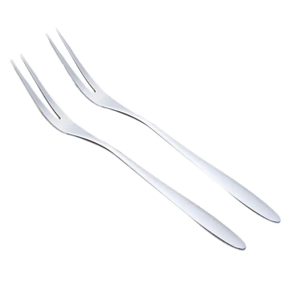 Набор посуды из 4 предметов нержавеющей стали для столовой и кухни вилка фруктов