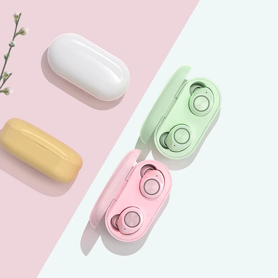 TWS беспроводные наушники Bluetooth 5 0 сенсорное управление с микрофонами гарнитура