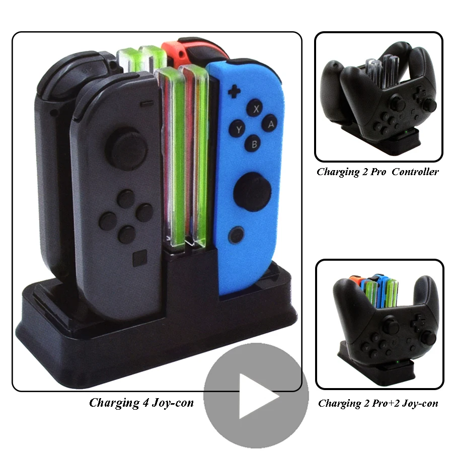 

Base Support for Nintend Nintendo Switch Joycon Gamepad Dock Stand Accessories Controller Holder Joyicon Charging Game Control