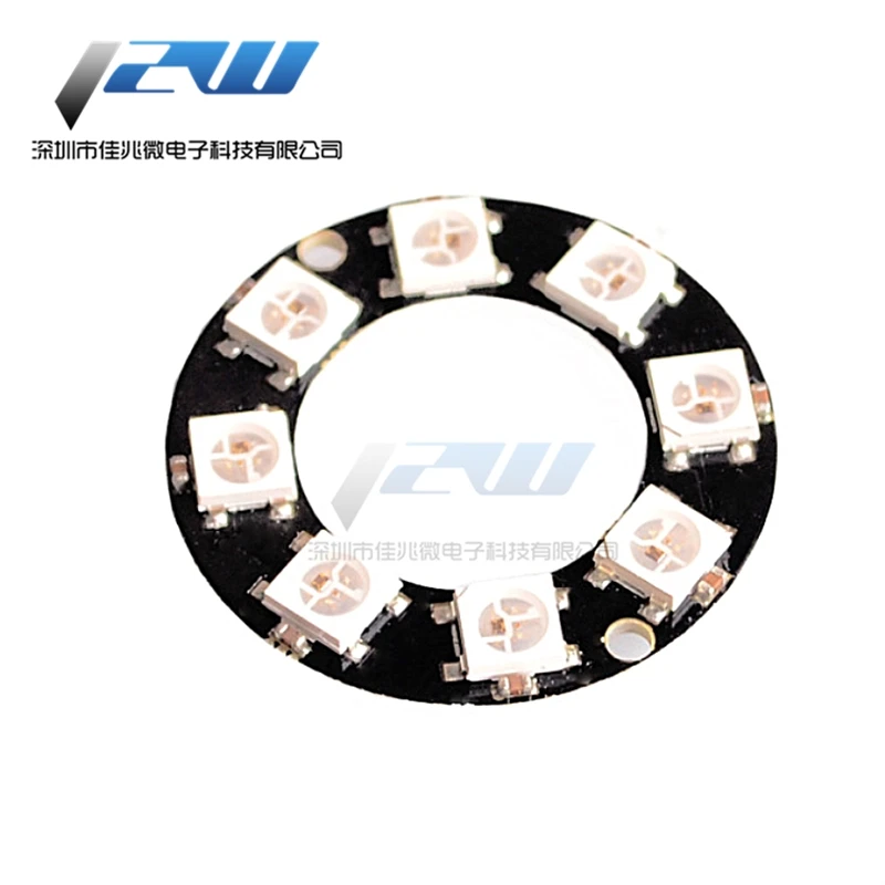 1 bit 8 12 16 24 WS2812 5050 RGB LED Smart Color светильник Light Ring макетная плата большое