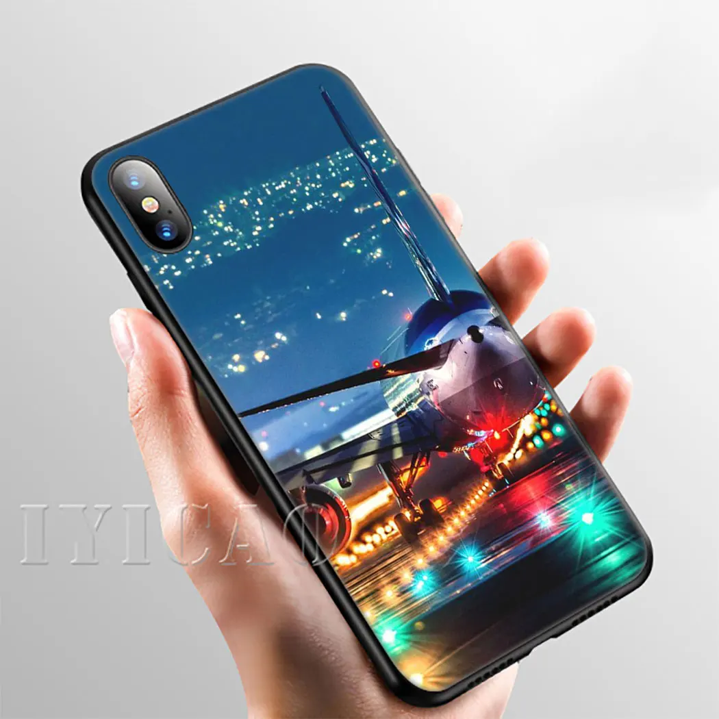 IYICAO истребитель пропеллер самолет Мягкий силиконовый чехол для телефона iPhone 11 Pro