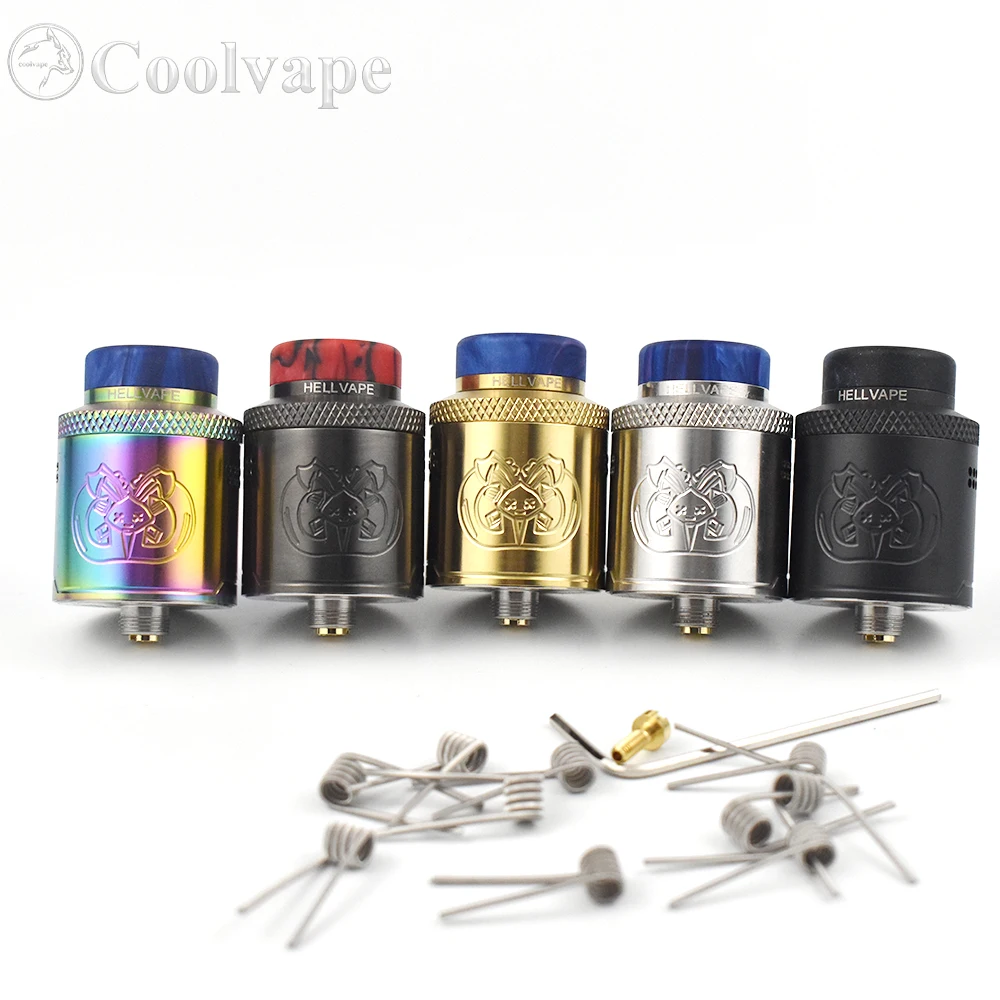 Дрип Drop Dead RDA 24 мм rda с атомайзером squonk BF PIN 316ss одной катушкой или двойной