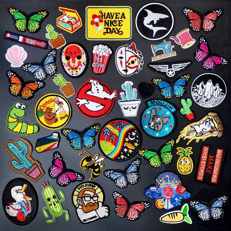 Значки в виде бабочек собак кактусов искусственная фотография декоративные