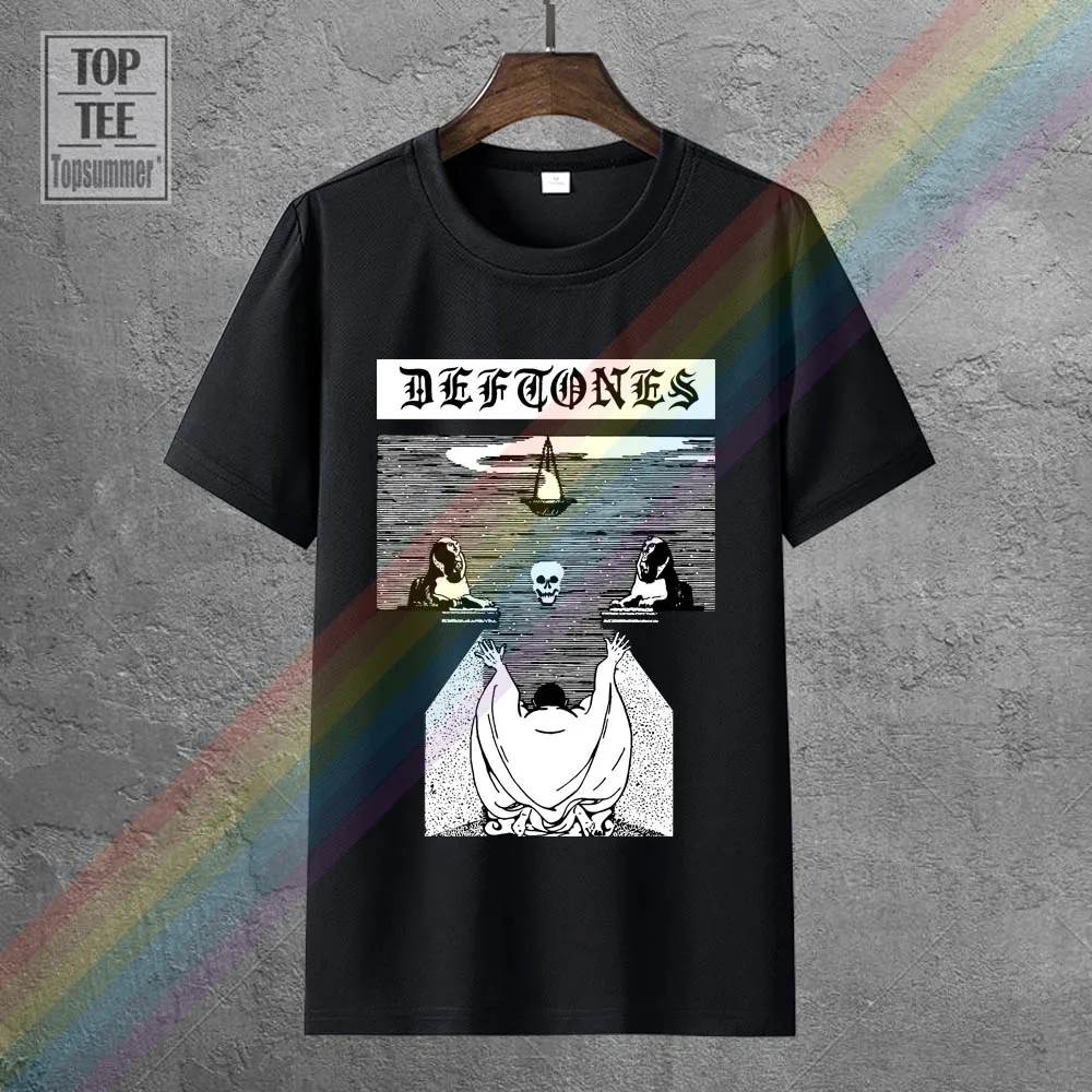 

Deftones Men'S Ceremony T-Shirt Black Casual Plus Size T Shirts Hip Hop Style Tops Tee S-3Xl Men Cool Plus Size Harajuku