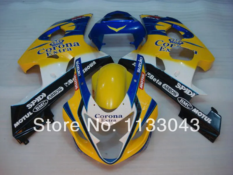 

Fairing Kit For SUZUKI GSXR600 750 04 05 GSXR600 750 2004 2005 Yellow Black Corona GSXR600 GSXR750 04 05 GSXR600 750 K4 04 05