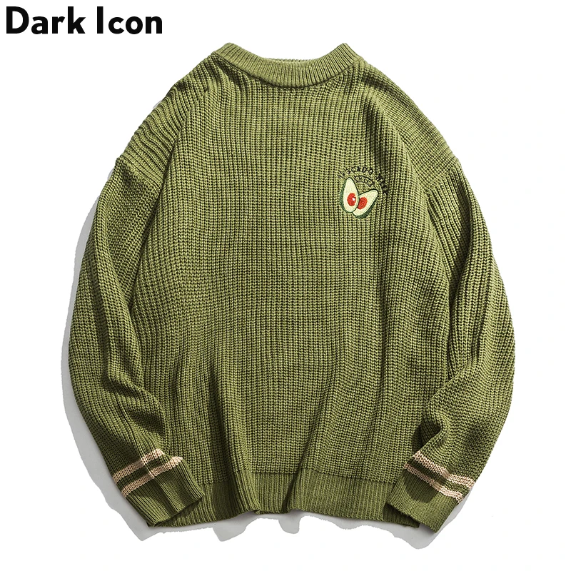 Avocado Green Sweater Female Pullover Knitwear Oversized Casual Women’s Streetwear Top For Woman | Женская одежда