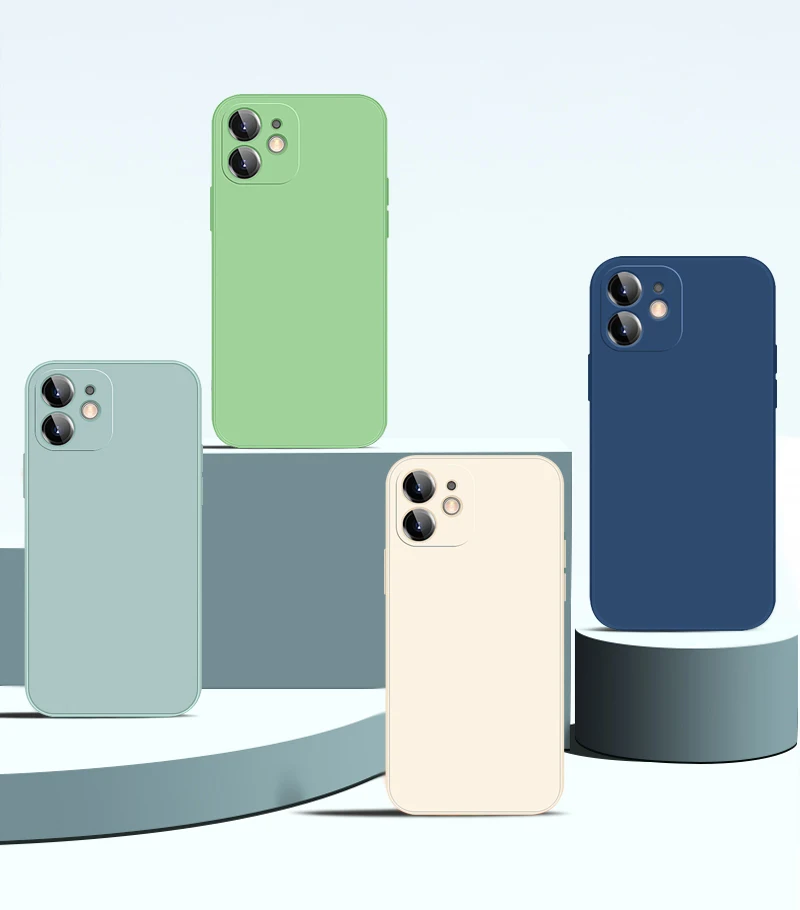 

Original Official Liquid Silicone Case For iPhone 8 7 Plus X XSMAX XR XS SE 2020 12 11 7 8 Plus Pro Max Soft Full Cover Case