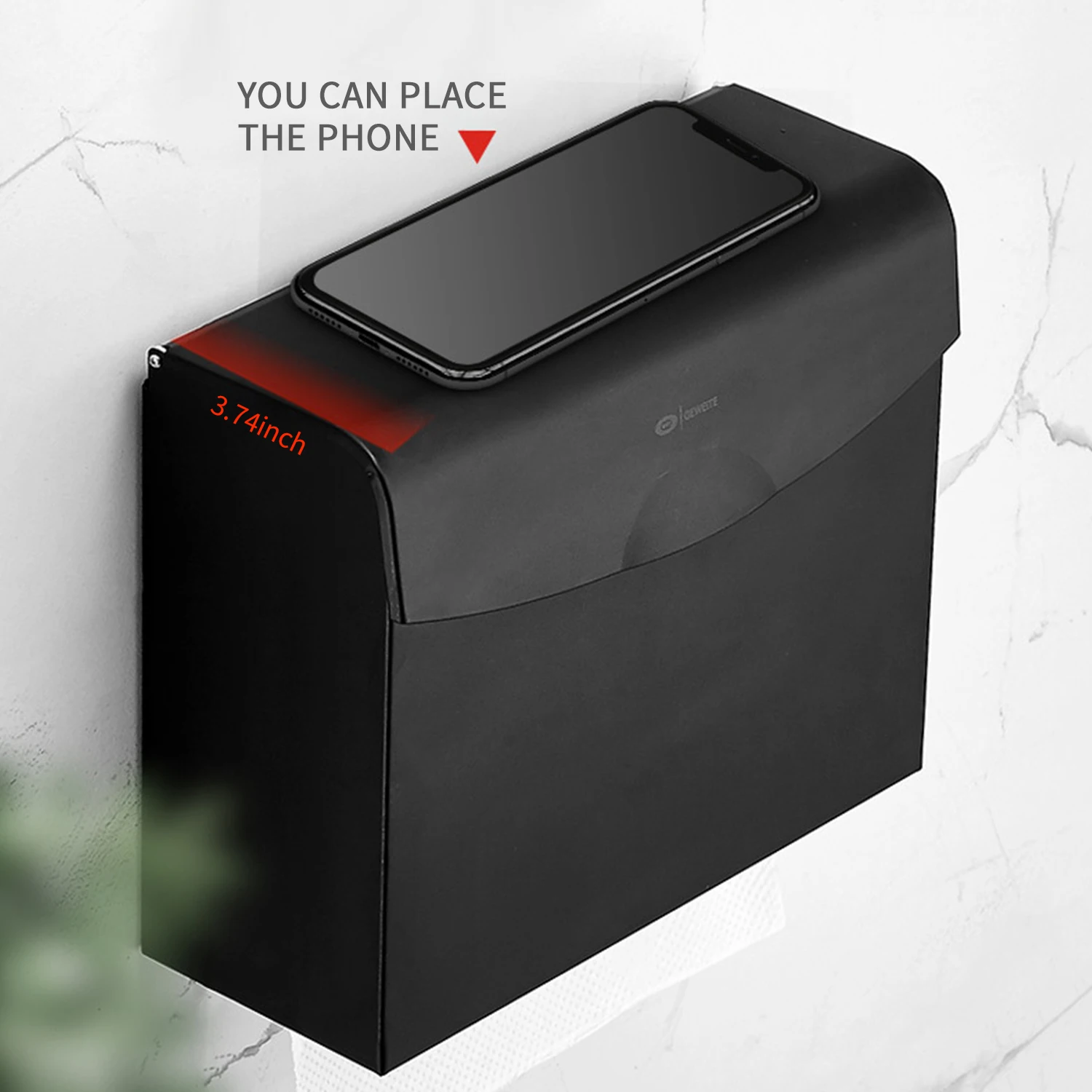 

Paper Towel Dispenser Dispensing Paper Towel Holder Dispenser Wall Mounted Drilling Waterproof Bathroom Toilet Tissue Dispenser