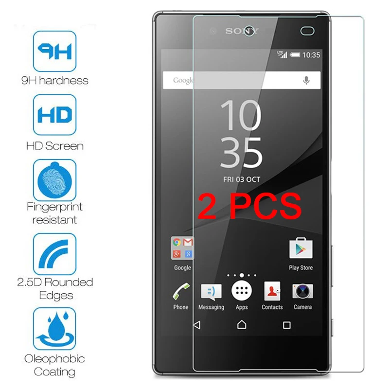 Закаленное стекло для Sony XA1 XA2 Plus Ultra XA3 Защитное X компактная производительность XA