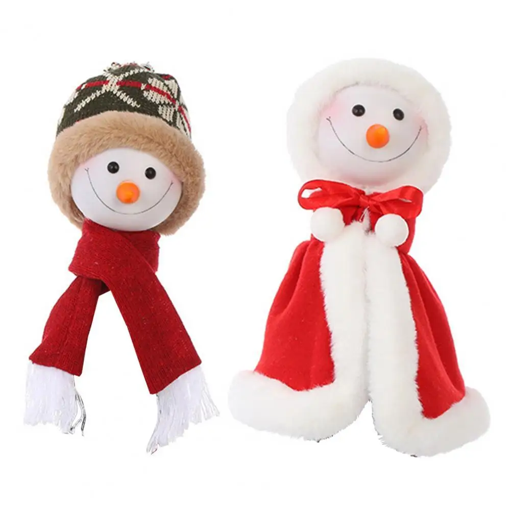 

50%HOTWine Bottle Covers Exquisite Fine Stitching Cloth Decorative Christmas Red Wine Bottle Topper for Party