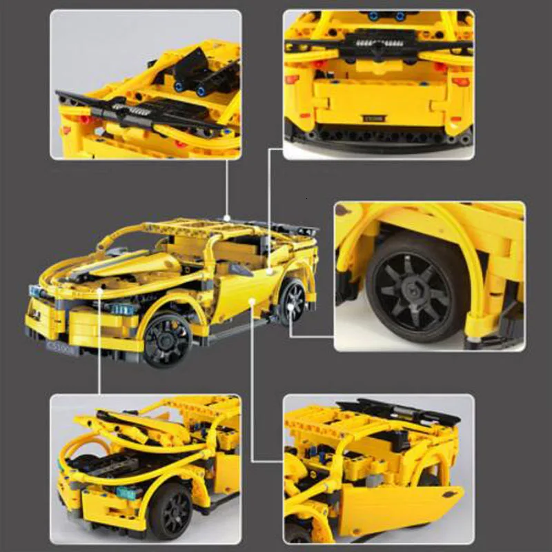 Электрический городская серия гонки RC автомобиль модель строительные блоки