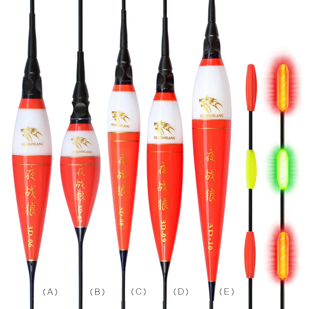 

Наносветящиеся электрические поплавки для рыбалки, поплавок, большой карп, Высокочувствительный поплавок, уличные аксессуары для ночной р...