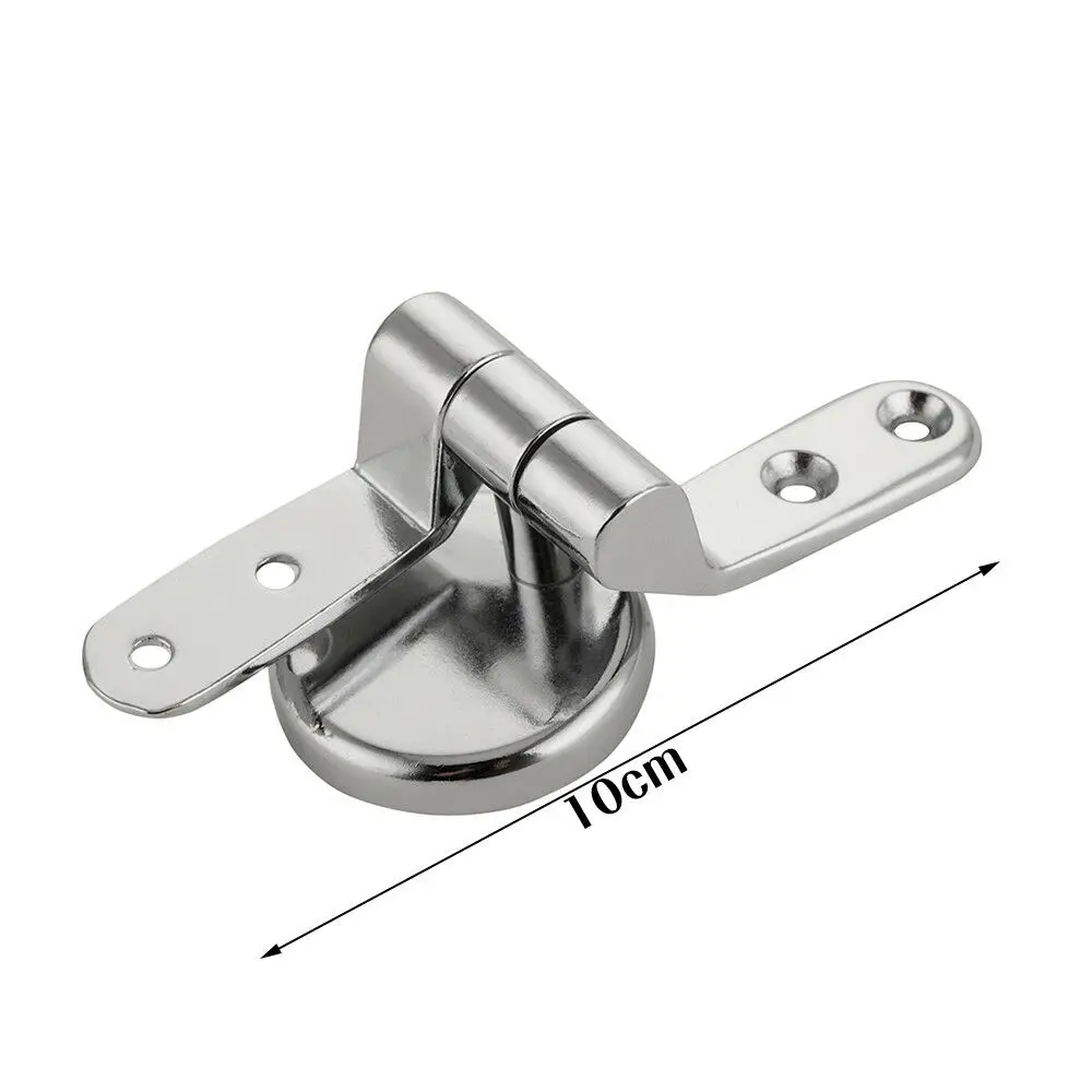 

Toilet Seat Hinges Stainless Steel Replacement Parts Toilet Cover Mounting Fittings Universal Seat Replacement Easy Install