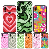 case for huawei p smart 2019 case silicone mate 20 lite 40 pro 10 lite p smart 2021 2020 s heart shaped shockproof covers