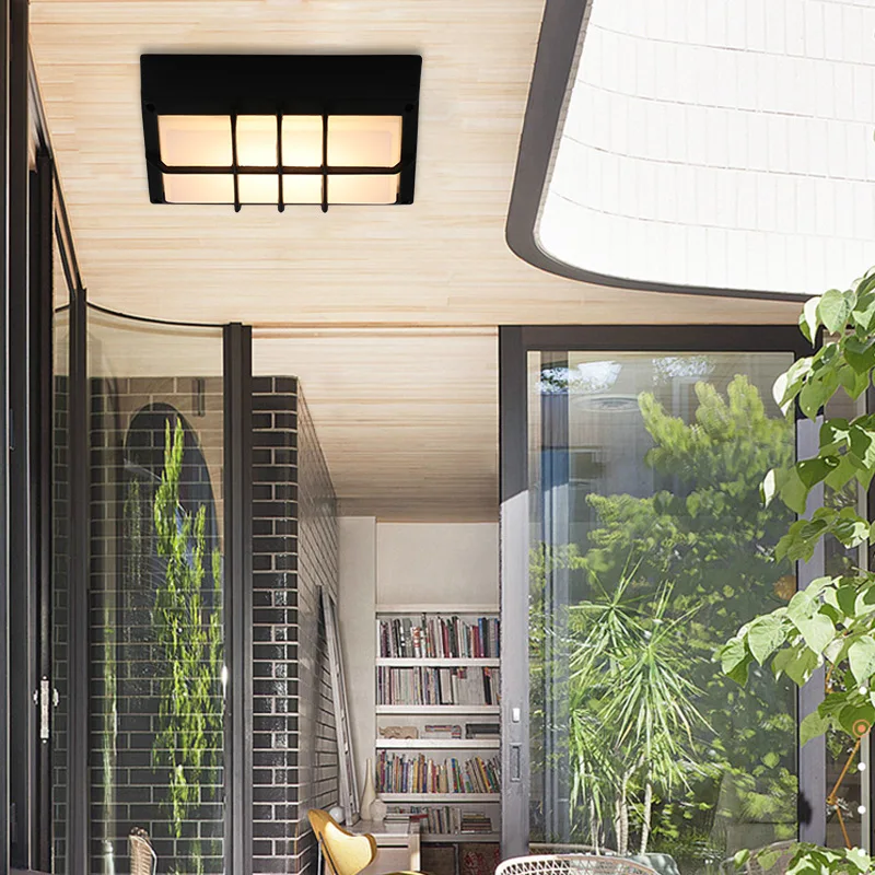 Goede IP65 Waterdichte Indoor Outdoor Aluminium Wandlamp Opbouw Verlichting Led Wandlamp Cube Led Tuin Veranda Licht