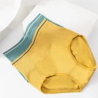 roseheart women fashion yellow high waist panties underwear lingerie seamless briefs underpants f plus size belly in plastic