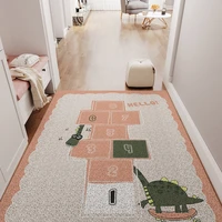 cartoon home door mat carpet living room mat kitchen mat pvc anti slip mat silk loop custom mat carpet hallway entrance door mat