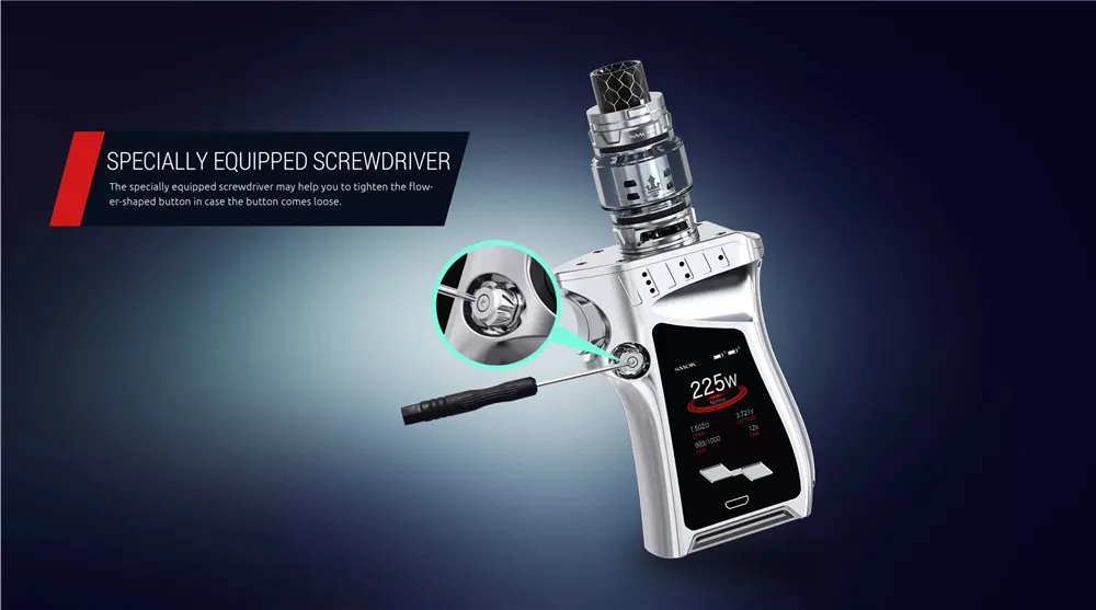 SMOK электронная сигарета Mag Комплект 225 Вт коробка мод Vape комплект E кальян испаритель FV12 Prince POD бак Coilelektronik sigara Nord S019