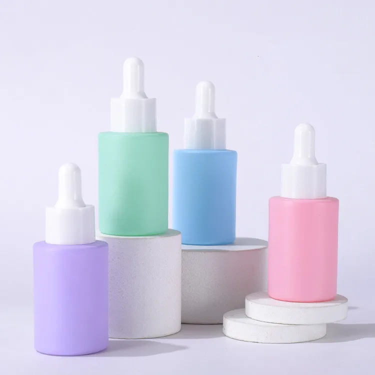 Флакон-капельница с серебристым/золотистым колпачком для эфирного масла/парфюма