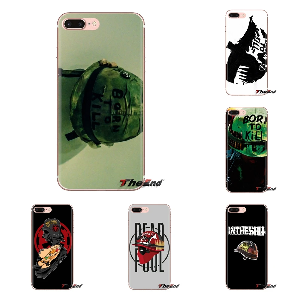 For Huawei G7 G8 P7 P8 P9 Lite Honor 4C 5X 5C 6X Mate 7 8 9 Y3 Y5 Y6 II 2 Pro 2017 Born To Kill Full Metal Jacket Soft TPU Cover | Мобильные