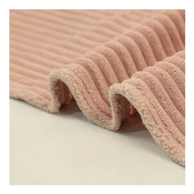 

Corduroy Fabric Upholstery Plain Fabrics Solid For Coat, Sofa, Cushion, Pillow DIY Velvet Cloth Black, White, Pink by the meter