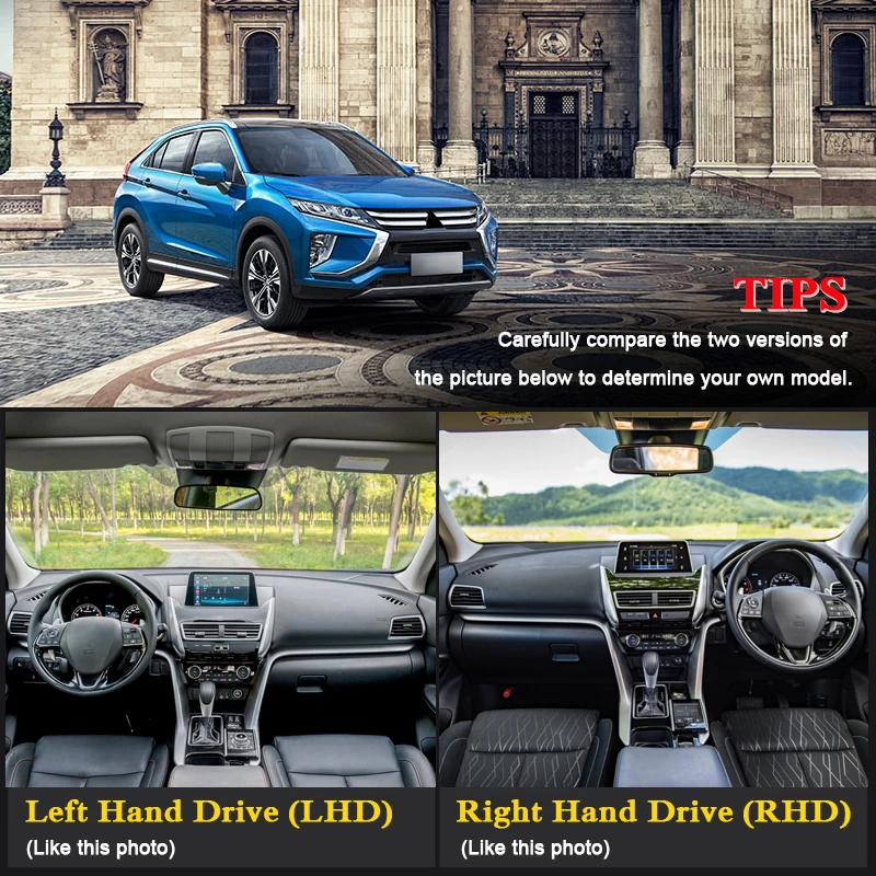 Стайлинг приборной панели автомобиля Избегайте света Pad инструмент Покрытие