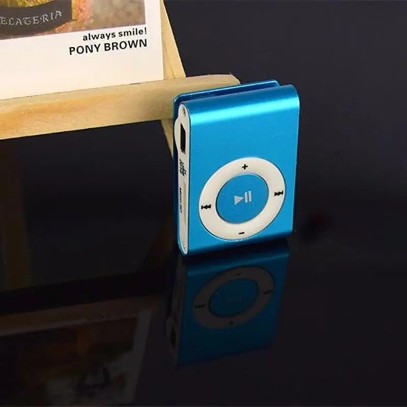 Mp3 плеер с клипсой мини MP3 разъемом Micro TF/SD металлический наушниками USB 2 0 S порт mp3