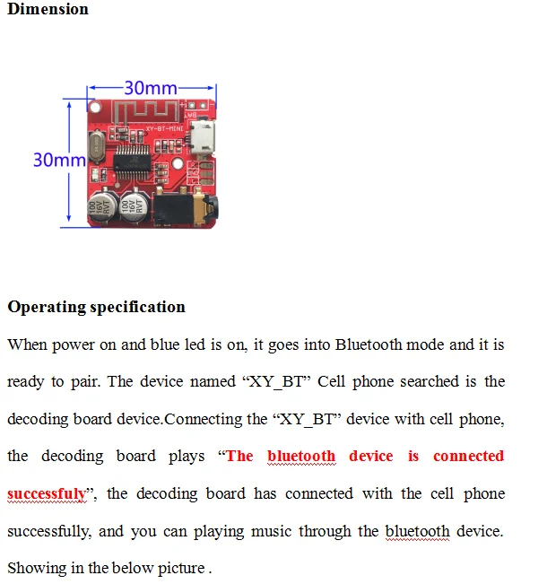 Bluetooth аудио приемник плата Bluetooth 4,1 mp3 декодер не допускающий потерь беспроводной стерео музыкальный модуль