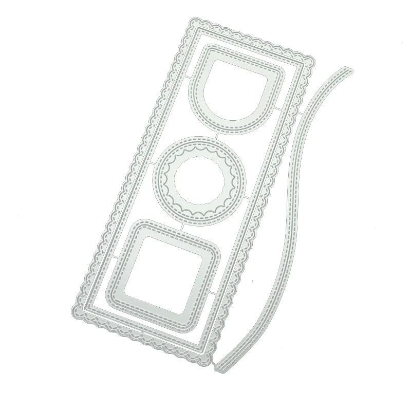 

Rectangle Line Border New Design Metal Cutting Dies Craft Stencil Scrapbooking Handmade Card Make Shape Album Decoration Model
