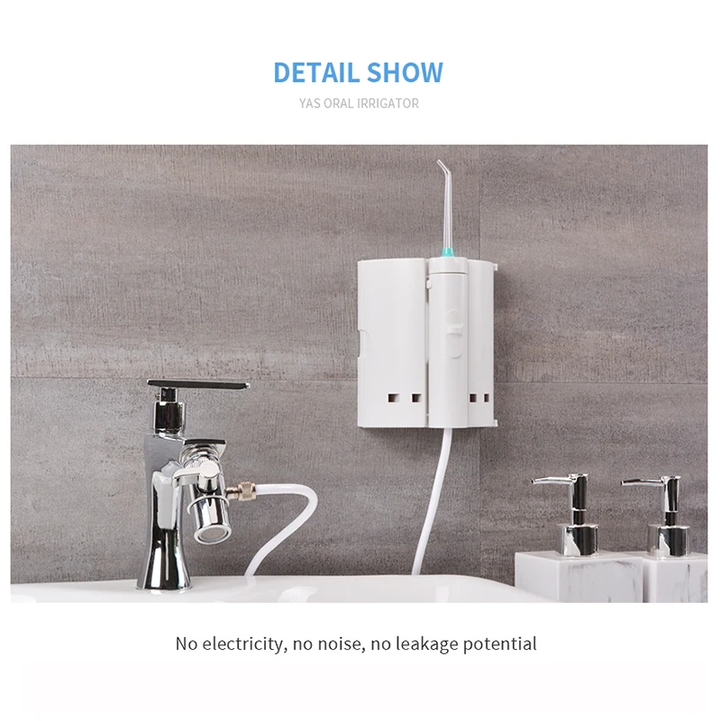 Ирригатор для полости рта YAS Tap Water Dental Флоссер струйная межзубная щетка Зубная