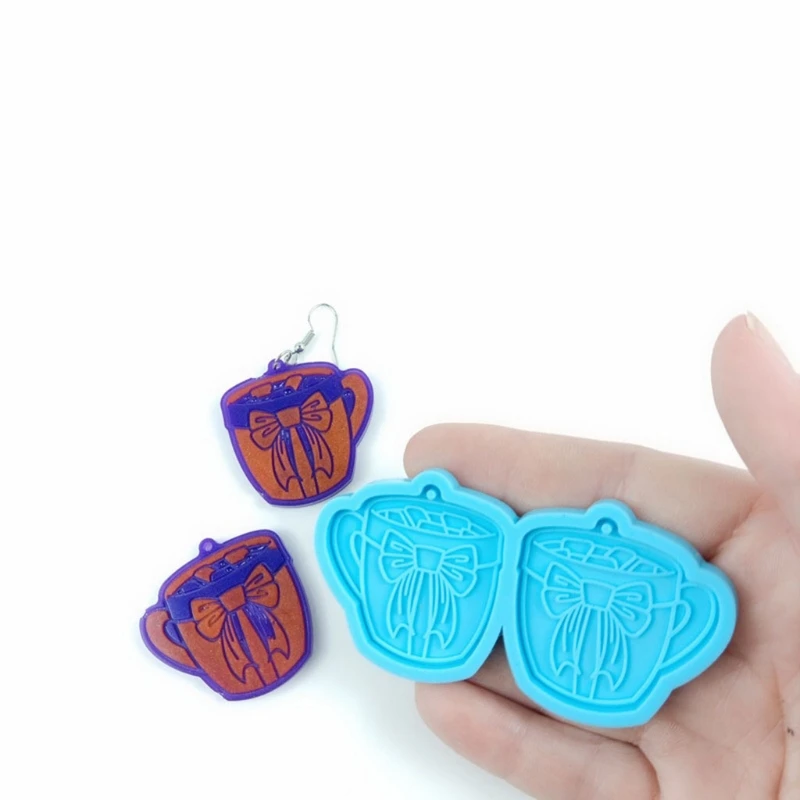 

Ear Studs Epoxy Resin Mold DIY Crafts Jewelry Earrings Pendant Silicone Mould