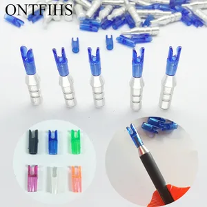 36 шт.лот держатель для стрел Размер S + алюминиевый держатель для ID 6,2 мм карбоновый вал для стрельбы из лука своими руками