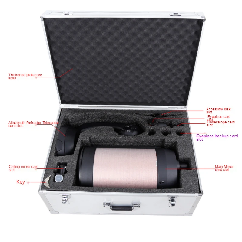 Celestron Astronomical Telescope Accessories Nexstar 8SE Aluminum Case Moisture-proof Shockproof Outdoor Travel Portable | Инструменты