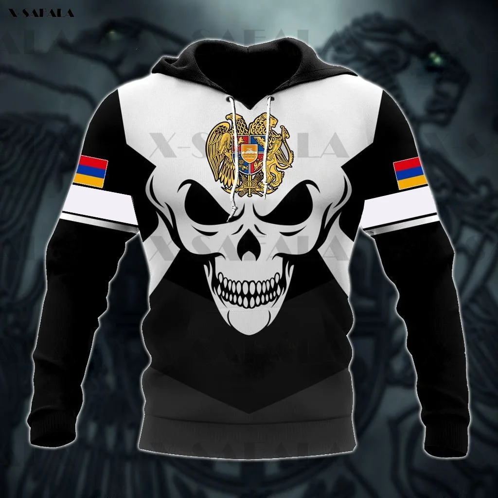 Камуфляжная маска-Ветеран с армейским флагом Америки толстовка на молнии 3D