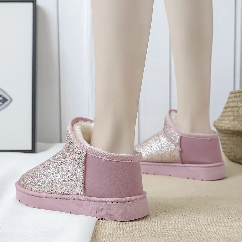 Женские ботинки женские ботильоны на платформе зимние меховые для девушек