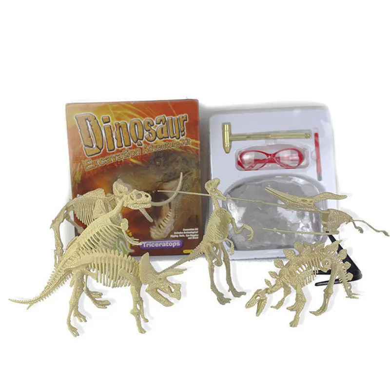 Большая подарочная коробка динозавр Скелетон для горного дела и образования
