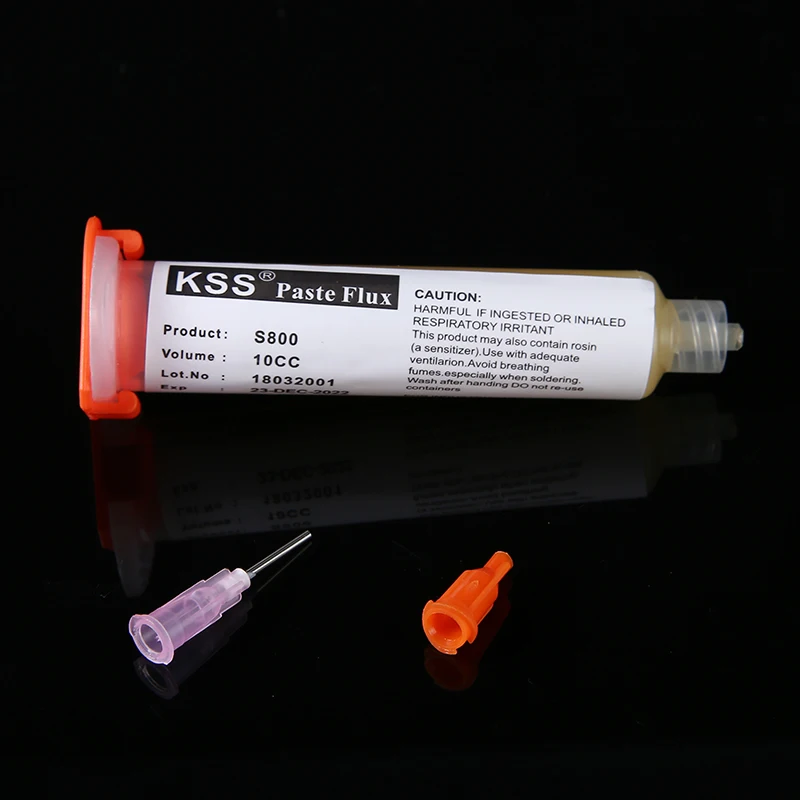 1 трубка SMD BGA сварочные флюсы с иглой 10CC флюс паяльной пасты паяльная пайка флюсом