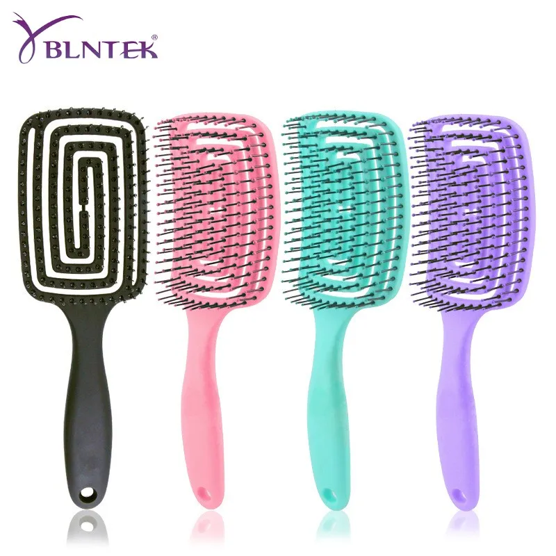 YBLNTEK Detangling Hair Brush Massage Comb Detangler Hairbrush for Curly Women Men Scalp | Красота и здоровье