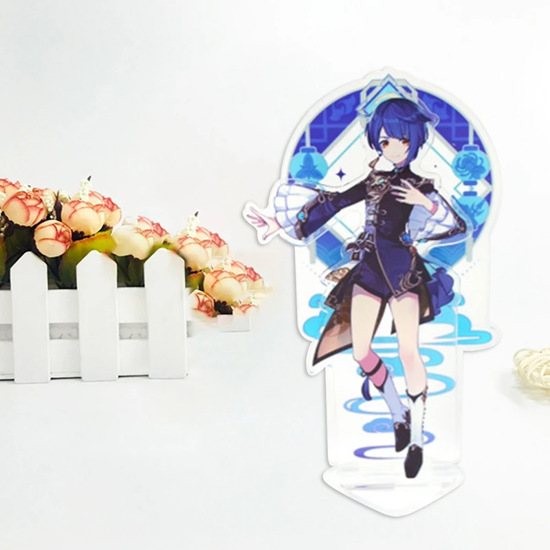 

Anime Genshin Impact Mondstadt Theme Jean Lisa Acrylic Figure Stand Model Plate Desk Decor Toy Cosplay Xmas Gifts