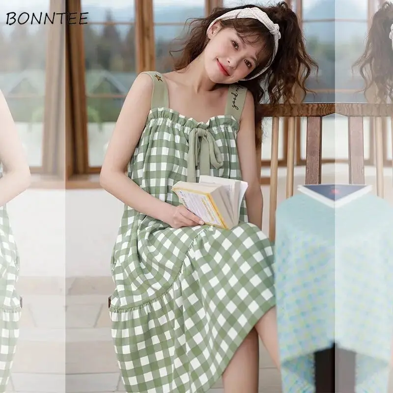 

Трусы Для женщин в клетку с галстуком-бабочкой Спагетти ремень прекрасный Мода Домашняя одежда свободные высокое качество кепки, кепки в ст...