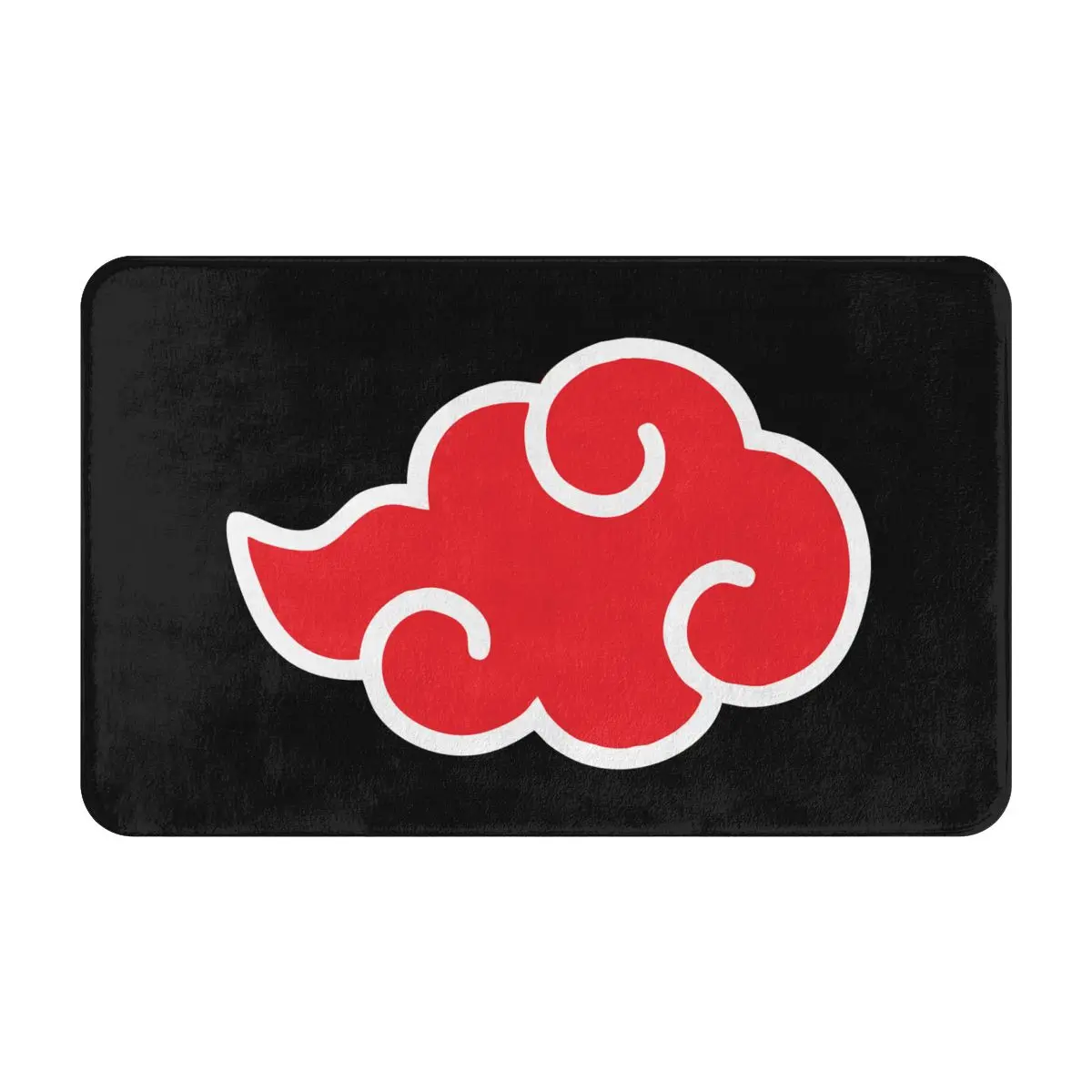 Коврик с красным облаком японский коврик аниме для ног ванной нескользящий входа