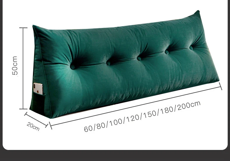 Прикроватная Подушка Диван Большая спинка моющаяся татами двойная треугольная