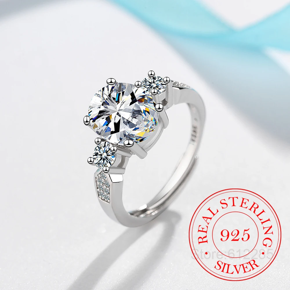 

Обещаем 925 стерлингового серебра Классический Обручальное кольцо AAA + Кубического циркония кольца для женщин ювелирные изделия для невесты Подвески принцессы Bijoux (украшения своими руками)