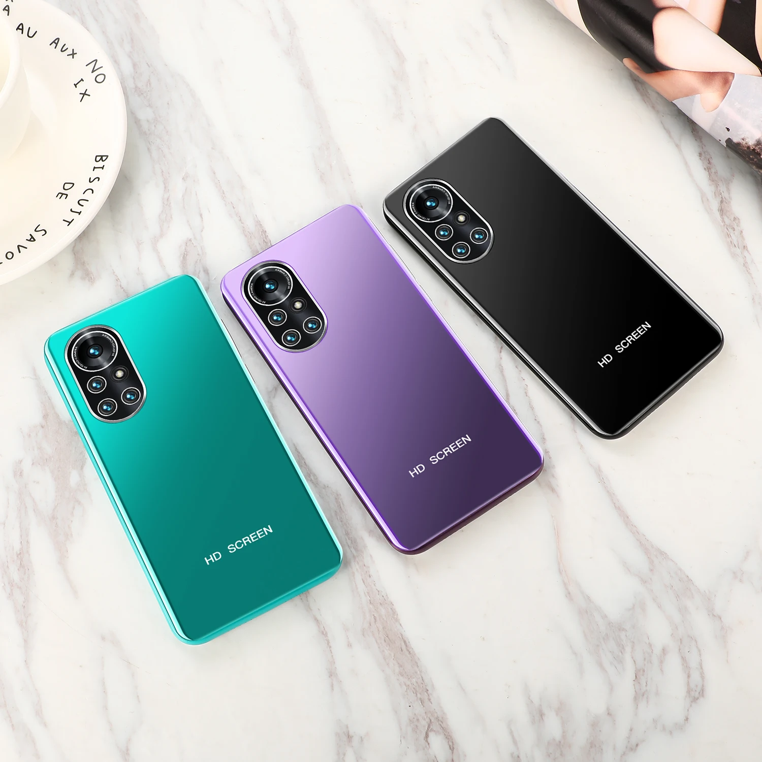 

New Galxy Nova8 MTK6595 Cellphones 5.5'' Android10.0 Dual SIM 8+128GB SmartPhones 24+48MP Camera 4800mAh 5G-LTE Mobile Phone